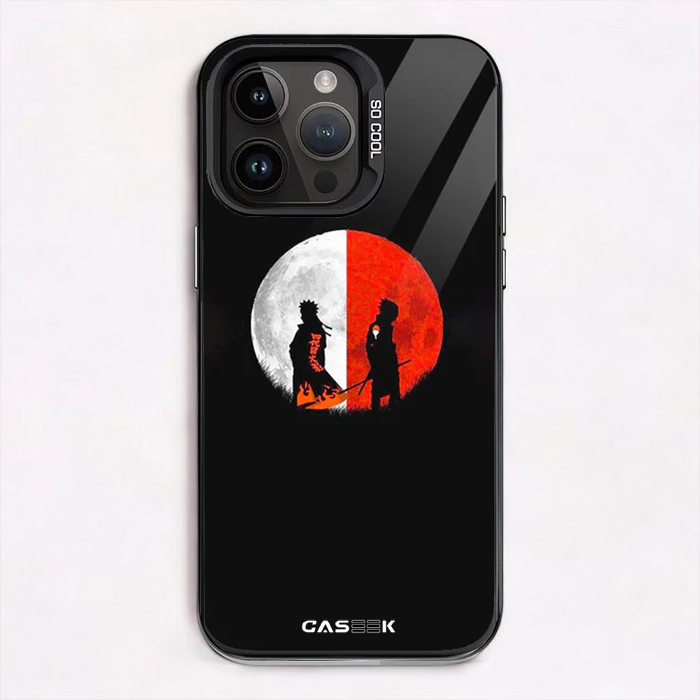 Naruto Sasuke Moon iPhone Case