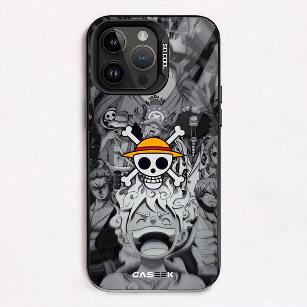 One Piece B&W Logo iPhone Case