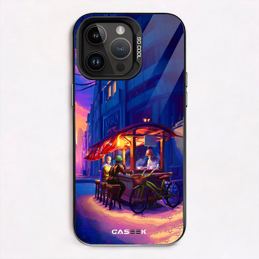 One Punch Man Street iPhone Case