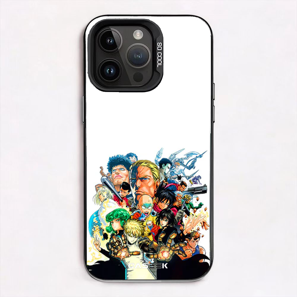 One Punch Man White iPhone Case