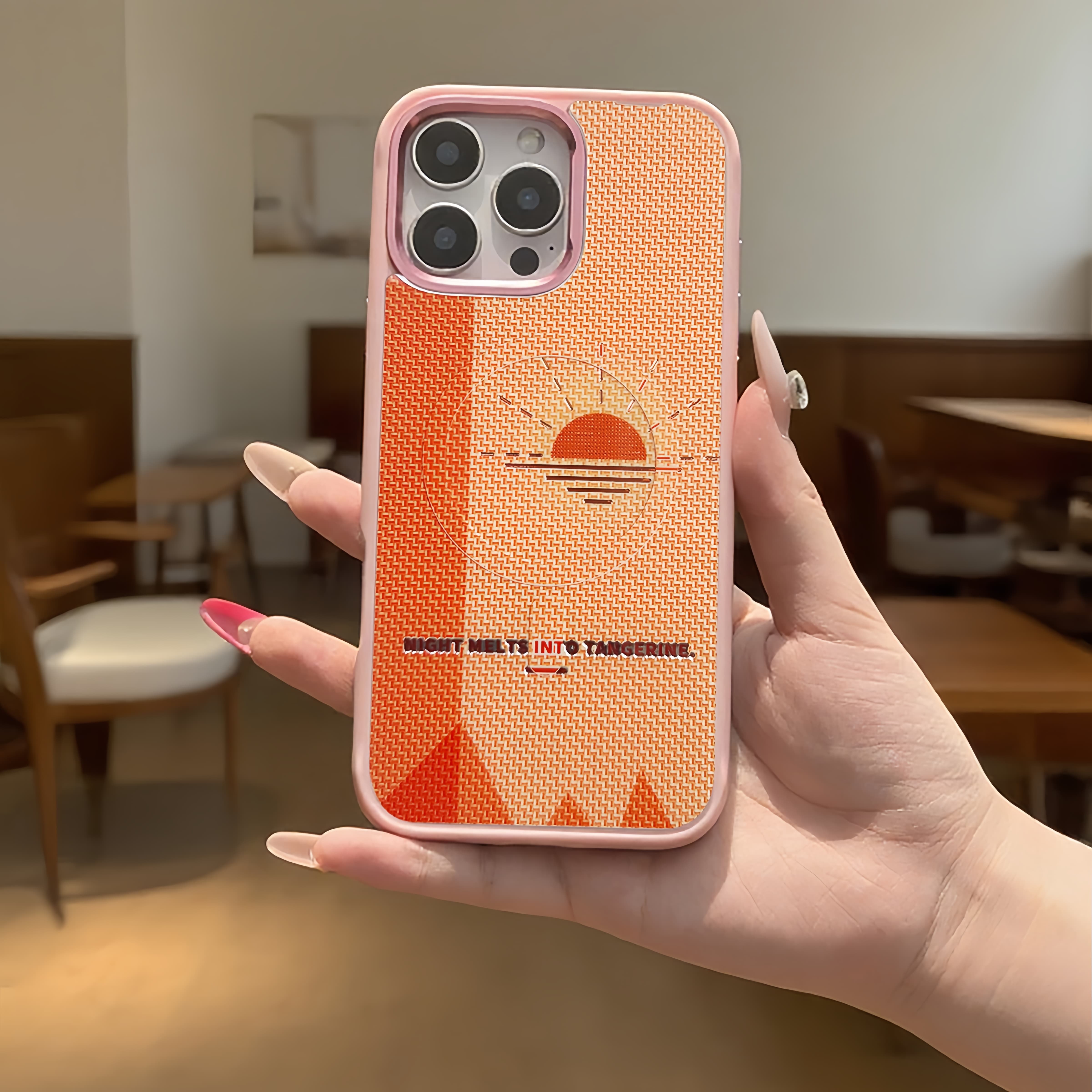 Orange Sunrise iPhone Case