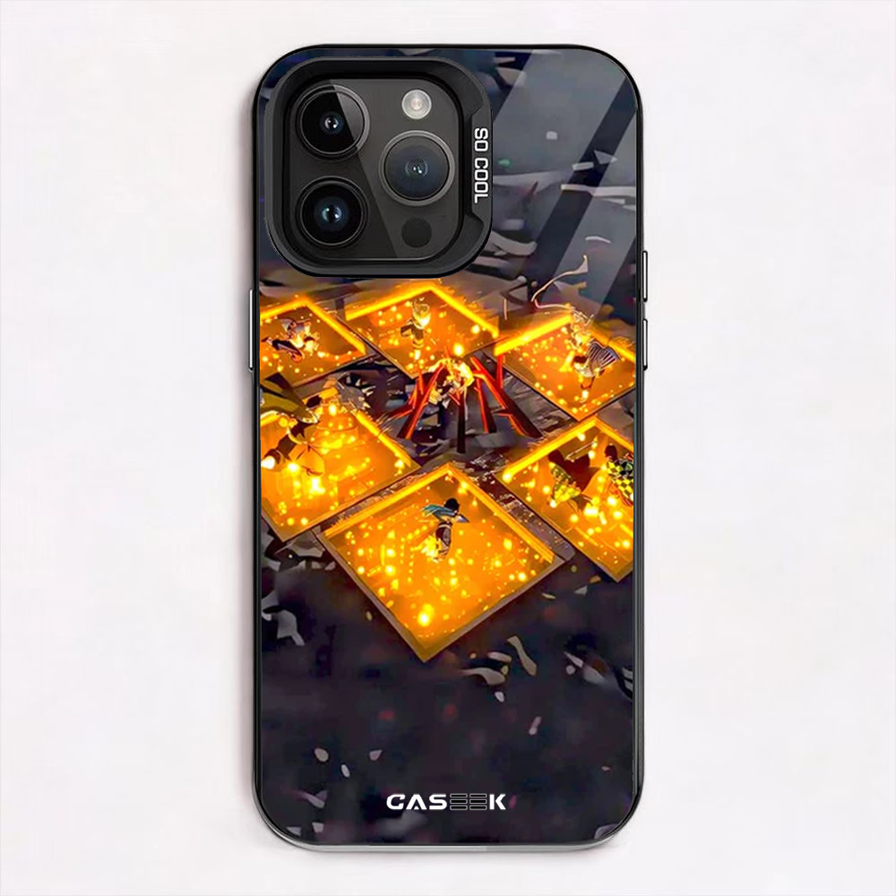 Rengoku Fight Akaza iPhone Case