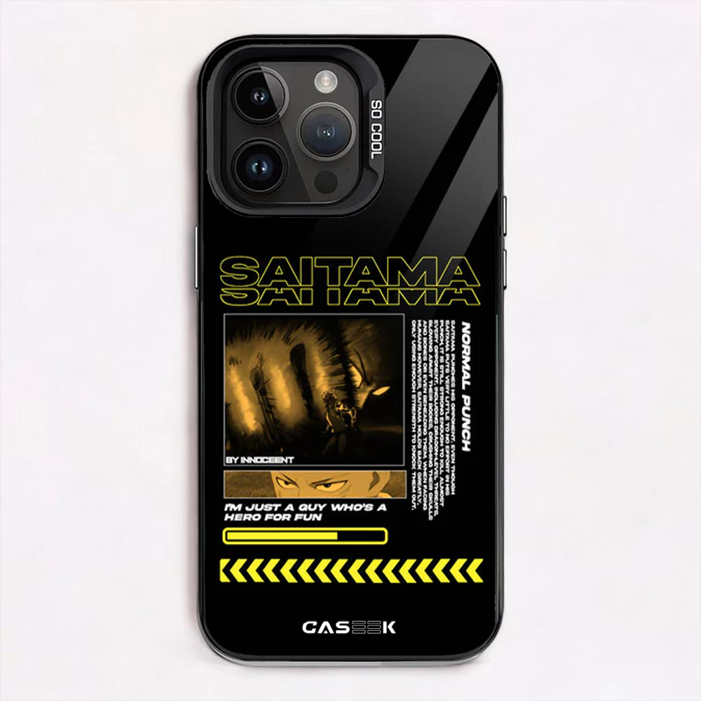 Saitama Normal Punch iPhone Case