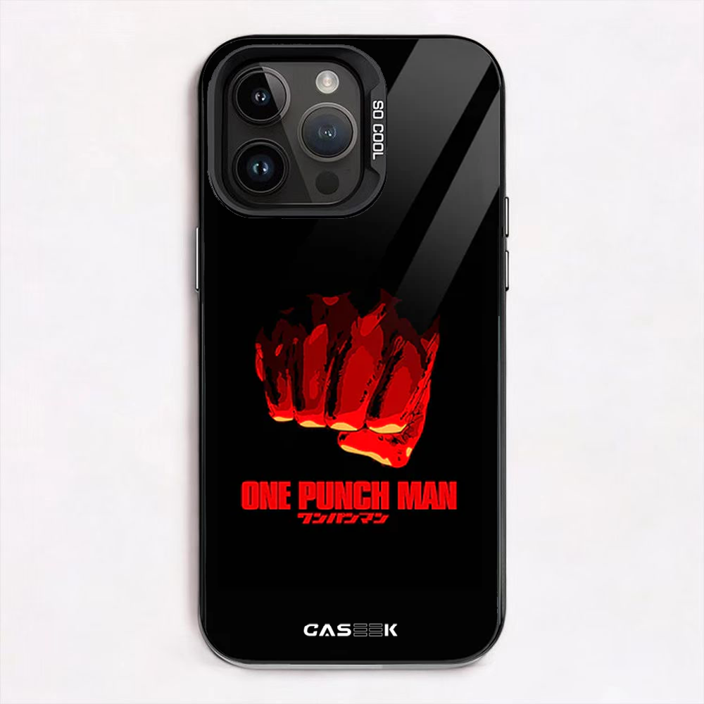 Saitama Red Punch iPhone Case
