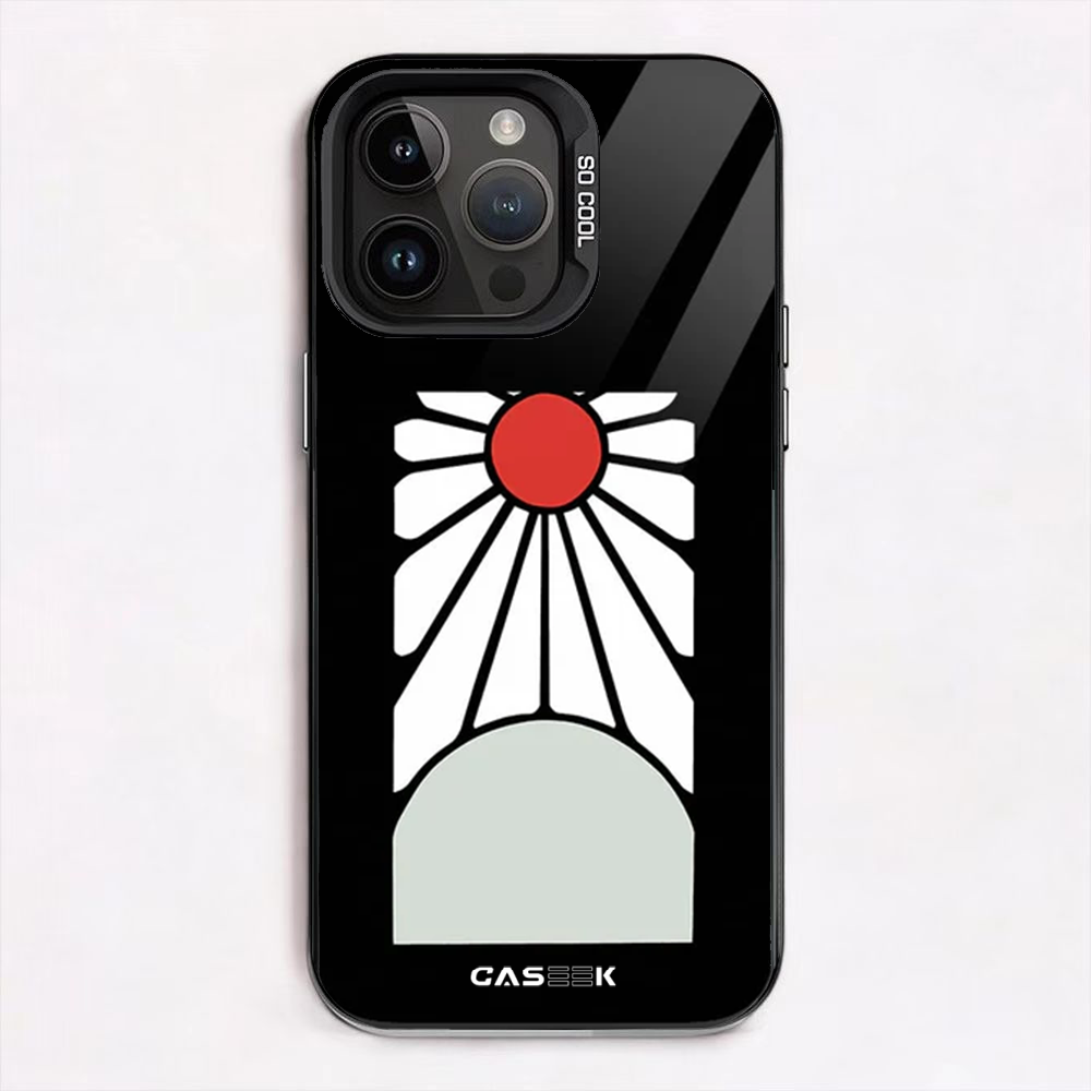 Tanjiro Earrings Design iPhone Case