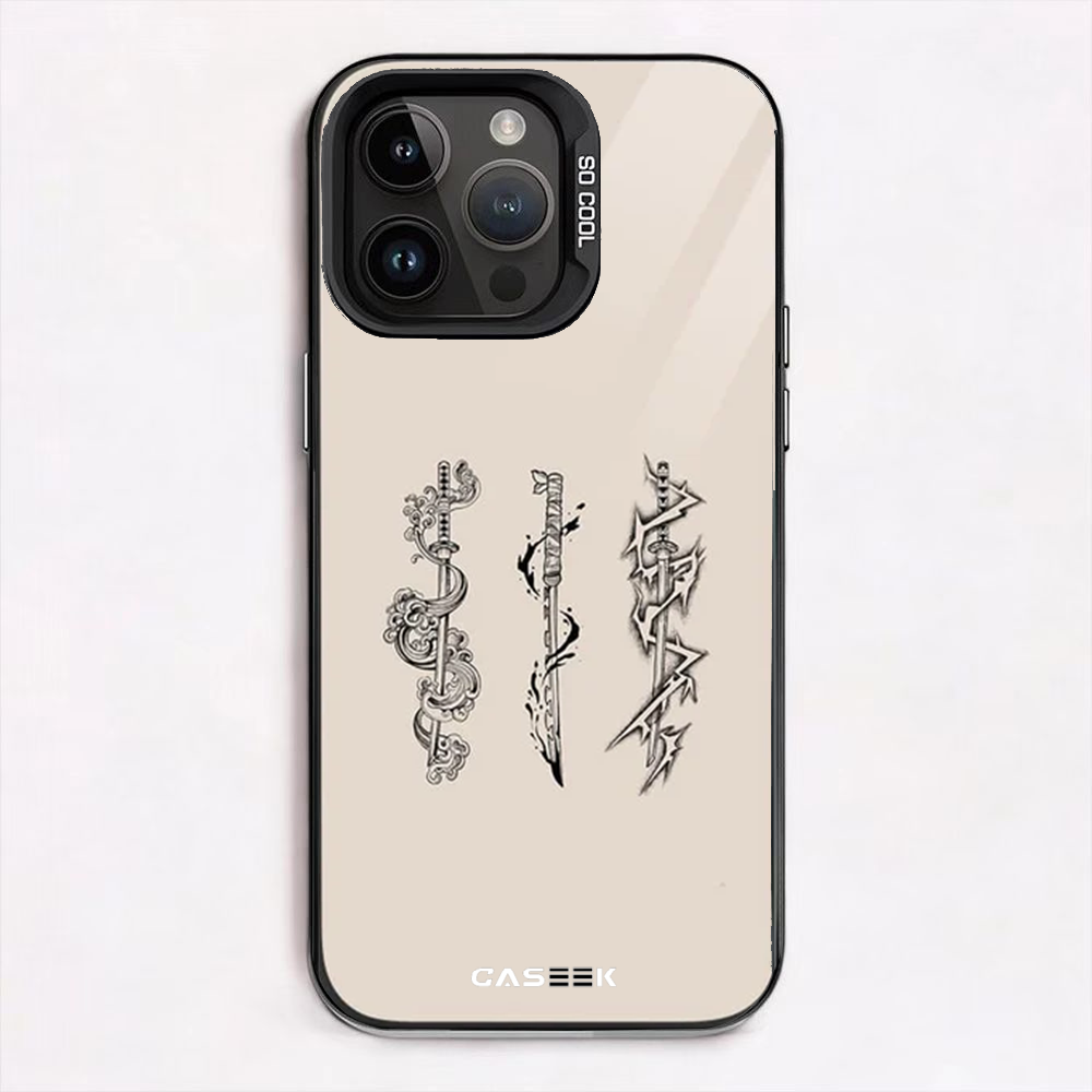 Trio Swords iPhone Case