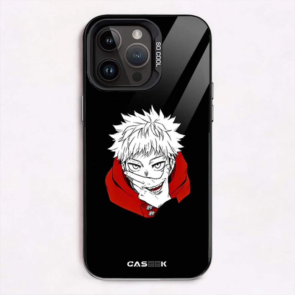 Yuji Itadori Minimalist iPhone Case