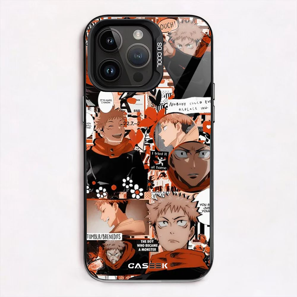 Yuji Orange Theme iPhone Case