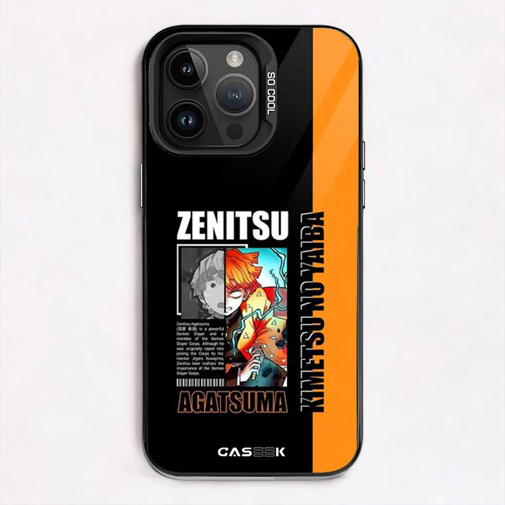 Zenitsu Black & Orange iPhone Case