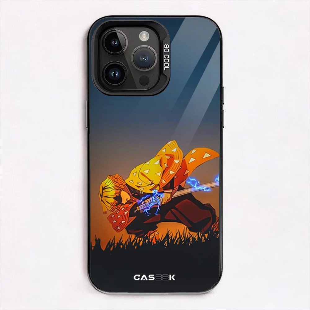 Zenitsu Sword Action iPhone Case