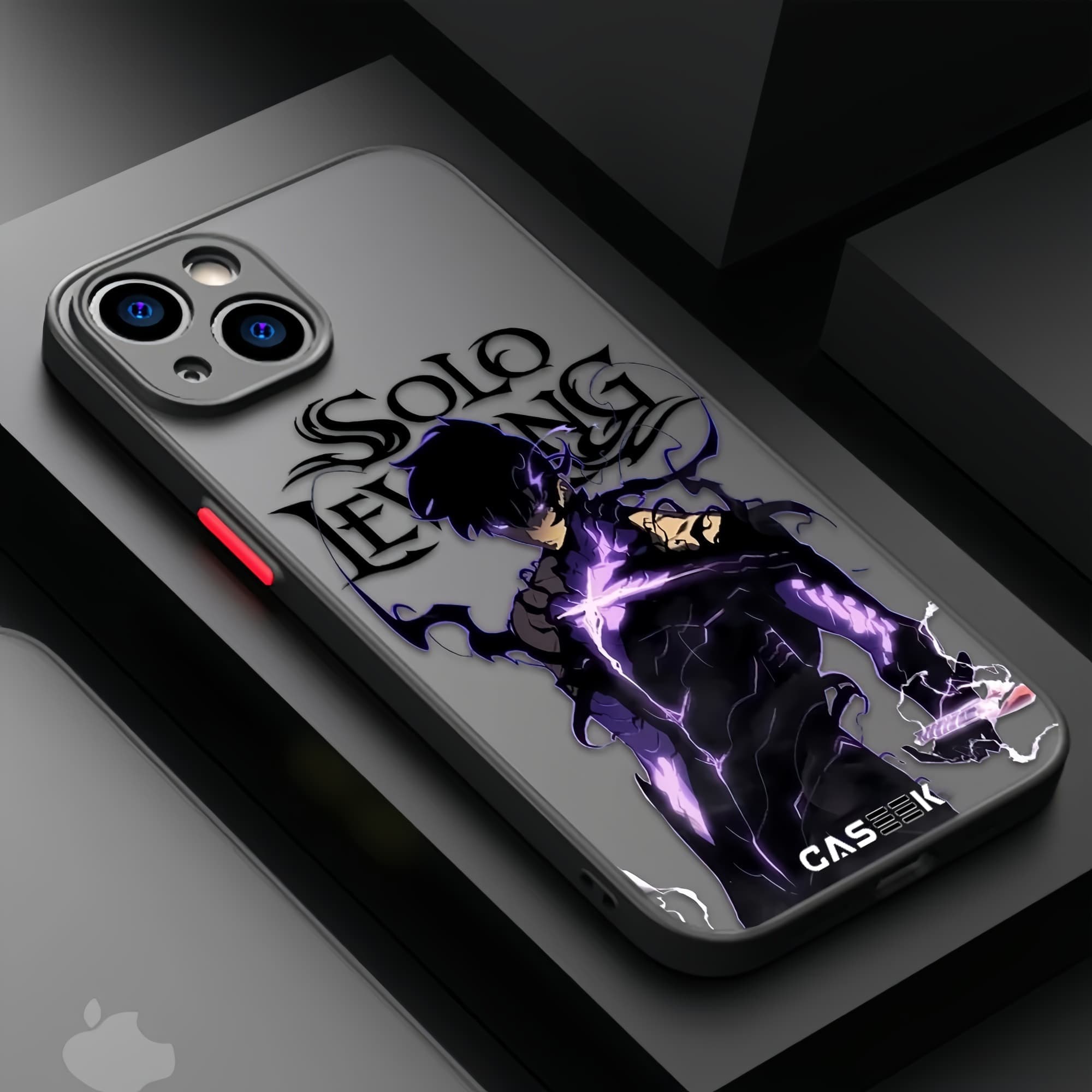 Solo Leveling Jin Woo Matte Lux iPhone Case