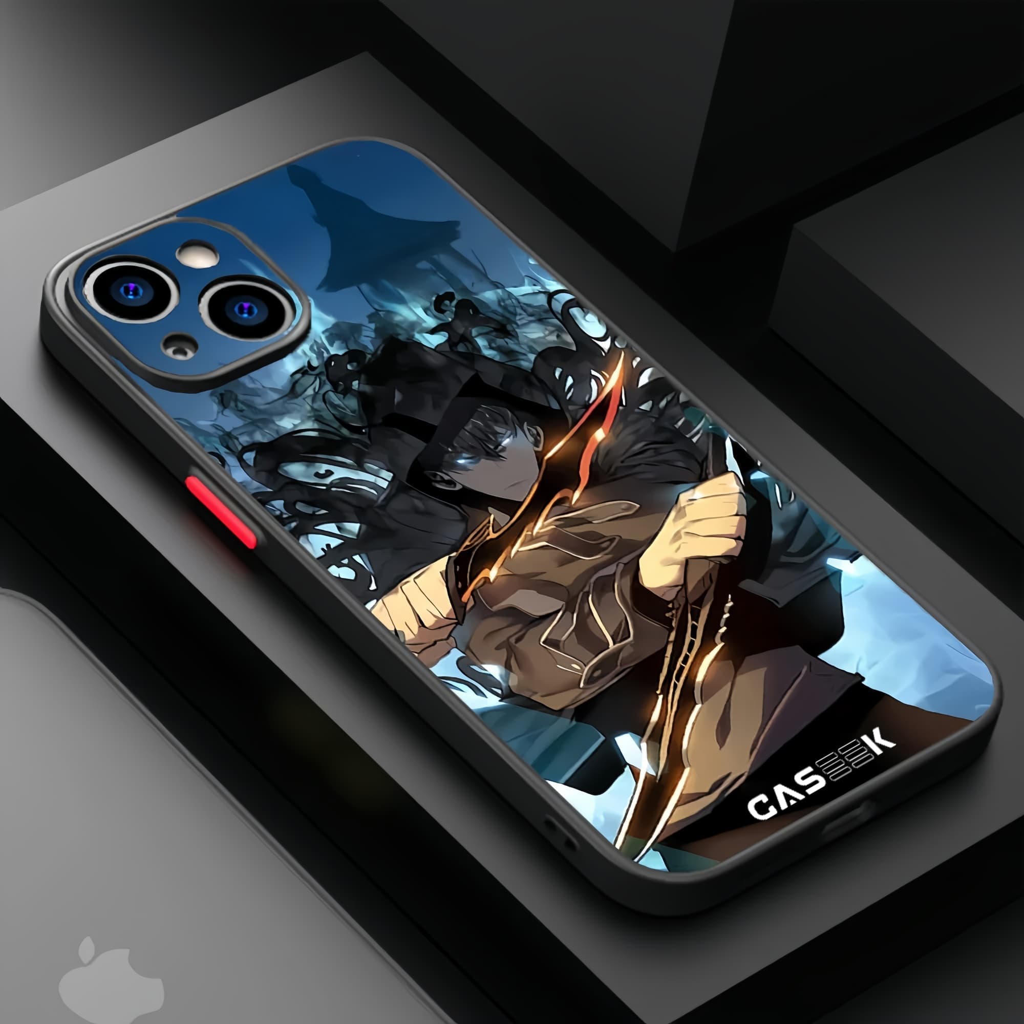 Solo Leveling Jin Woo Matte Lux iPhone Case