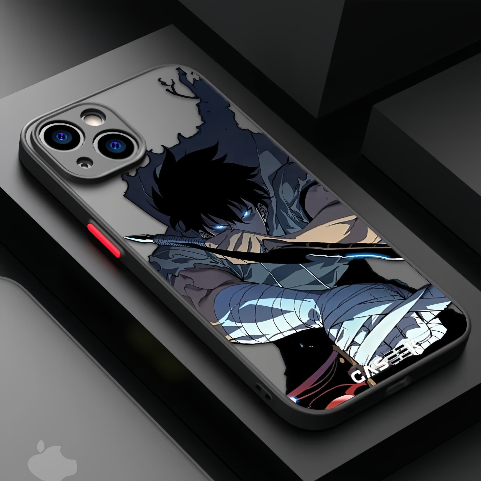 Solo Leveling Jin Woo Matte Lux iPhone Case